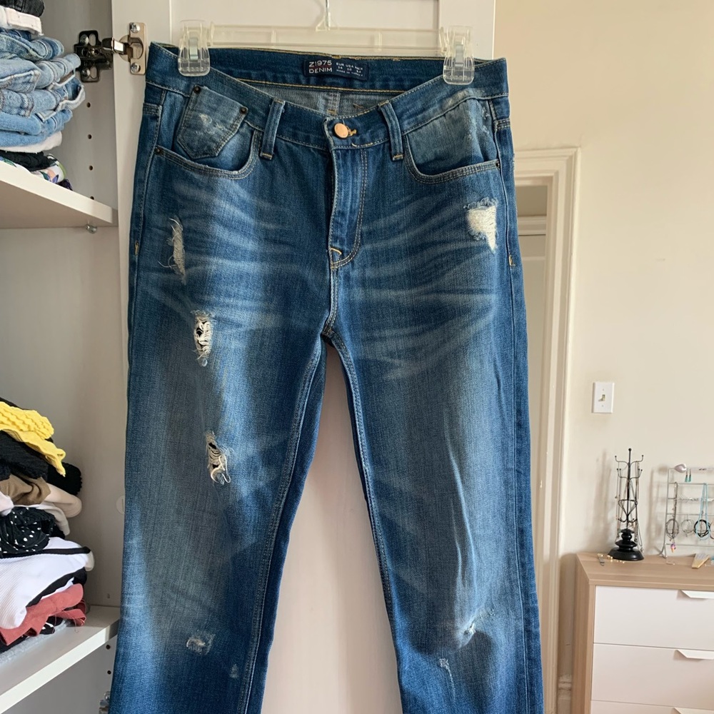 Zara Mid-rise Boyfriend Jeans